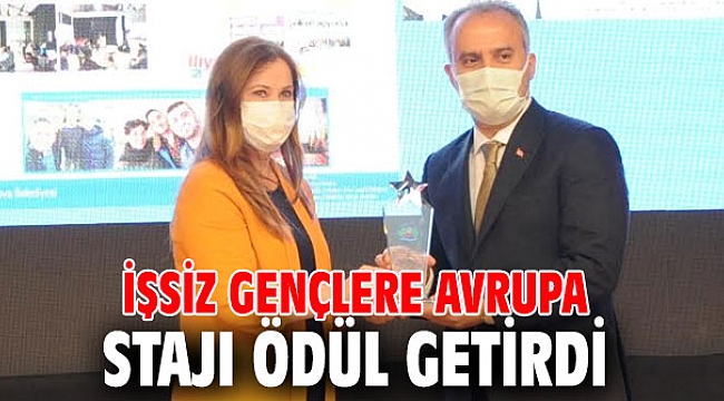 İşsiz Gençlere Avrupa Stajı ödül getirdi