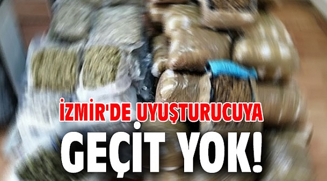 İzmir'de uyuşturucuya geçit yok!