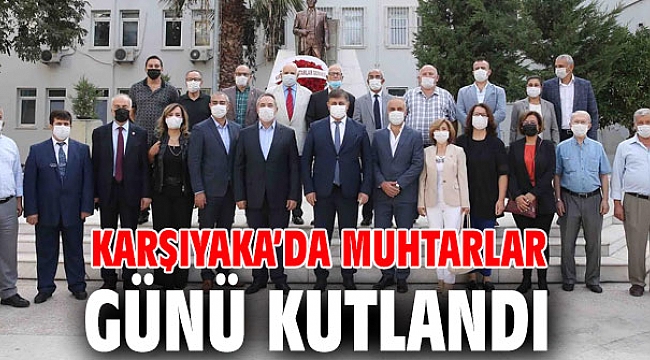 Karşıyaka’da ‘muhtarlar günü’ kutlandı