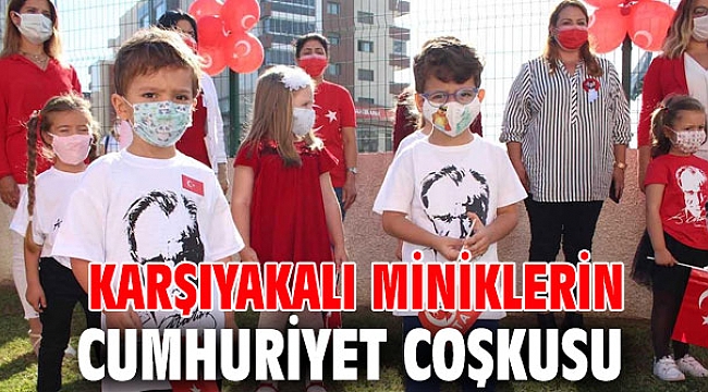 Karşıyakalı miniklerin Cumhuriyet coşkusu