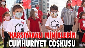 Karşıyakalı miniklerin Cumhuriyet coşkusu 