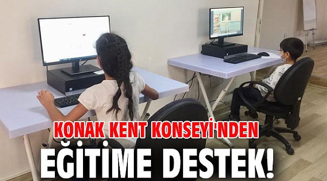 Konak Kent Konseyi'nden eğitime destek!