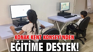 Konak Kent Konseyi'nden eğitime destek!