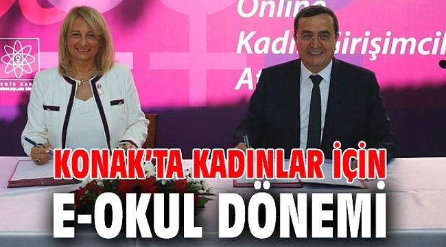 Konak’ta kadınlar için e-okul dönemi