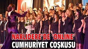 Narlıdere’de ‘online’ Cumhuriyet coşkusu