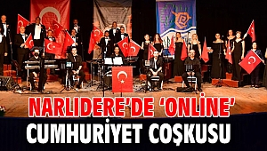 Narlıdere’de ‘online’ Cumhuriyet coşkusu
