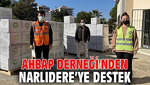 AHBAP Derneği'nden Narlıdere’ye destek