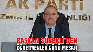 AK Partili Kerem Ali Sürekli’den Öğretmenler Günü mesajı