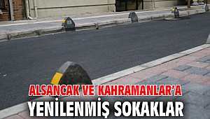 Alsancak ve Kahramanlar’a yenilenmiş sokaklar