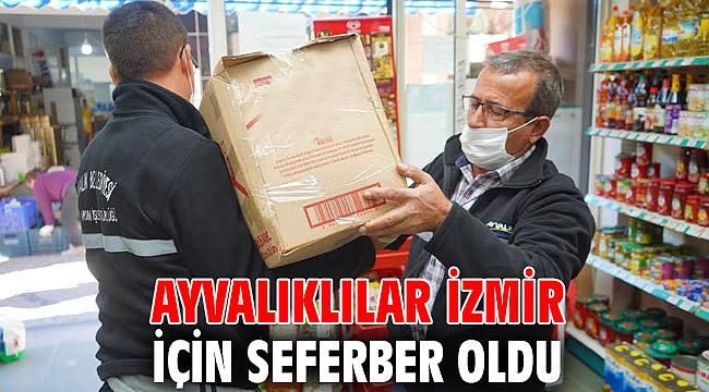 Ayvalıklılar İzmir için seferber oldu