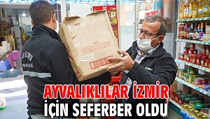 Ayvalıklılar İzmir için seferber oldu