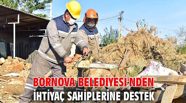 Bornova Belediyesi'nden ihtiyaç sahiplerine destek