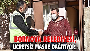Bornova Belediyesi, ücretsiz maske dağıtıyor!