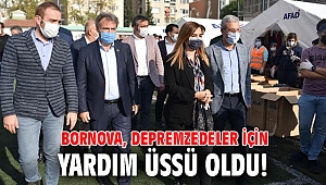 Bornova, depremzedeler için Yardım üssü oldu!