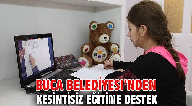 Buca Belediyesi’nden kesintisiz eğitime destek