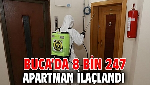 Buca’da 8 bin 247 apartman ilaçlandı 