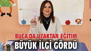 Buca'da uzaktan eğitim büyük ilgi gördü