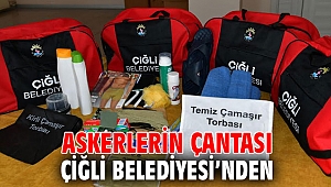 Çiğli Belediyesi’nden Askerlere Çanta