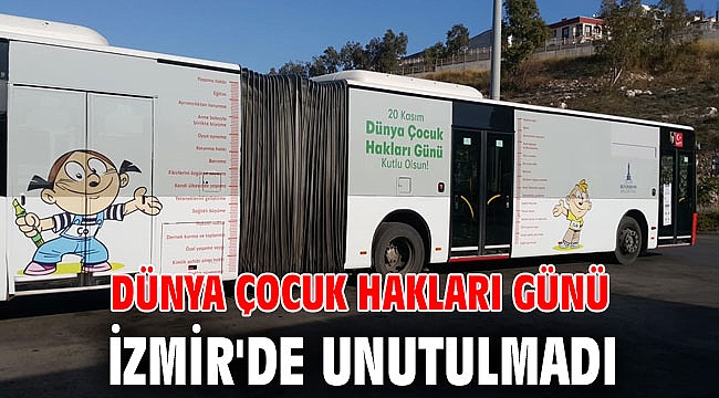 Dünya Çocuk Hakları Günü, İzmir'de unutulmadı