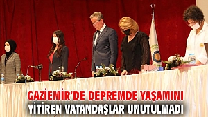 Gaziemir’de depremde yaşamını yitiren vatandaşlar unutulmadı