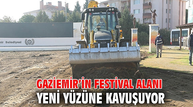Gaziemir’in Festival Alanı yeni yüzüne kavuşuyor