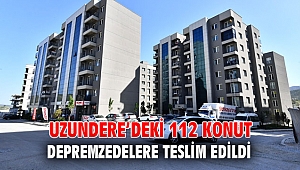 İzmir'de 112 konut depremzedelere teslim edildi
