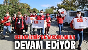 Kızılay İzmir’de Yardımlar sürüyor