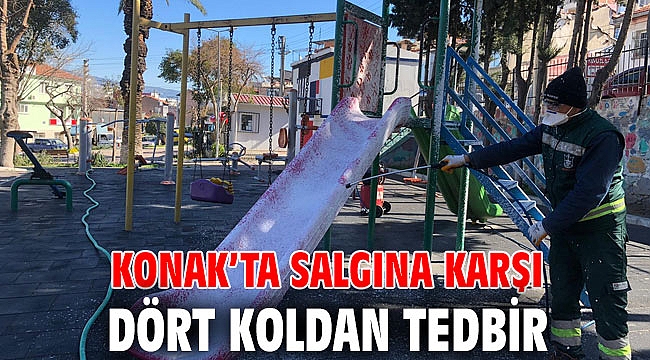 Konak’ta salgına karşı dört koldan tedbir