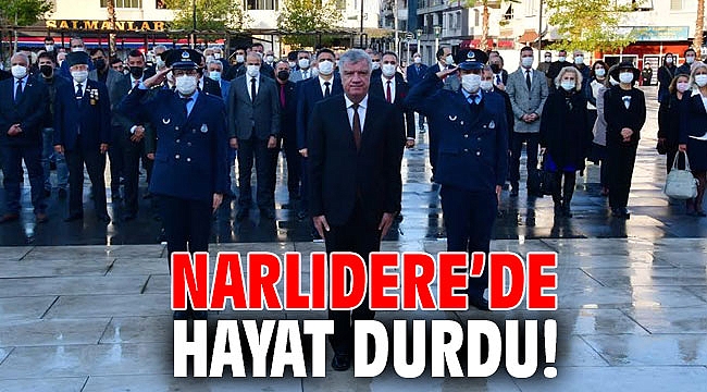 Narlıdere’de hayat durdu!
