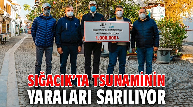Sığacık’a büyük destek