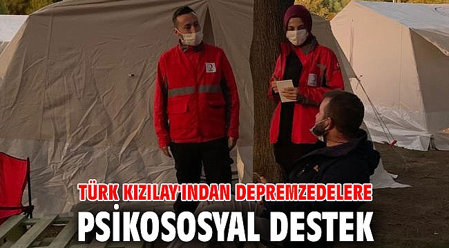 Türk Kızılay'ından Depremzedelere Psikososyal Destek