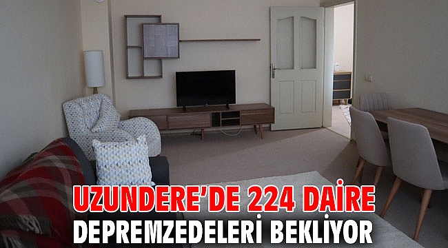 Uzundere’deki konutlar depremzedeleri bekliyor