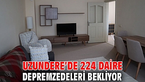 Uzundere’deki konutlar depremzedeleri bekliyor