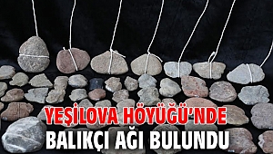 Yeşilova Höyüğü’nde balıkçı ağı bulundu