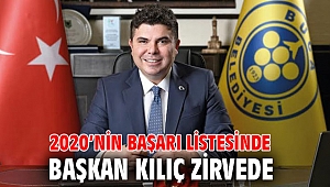 2020’nin başarı listesinde Başkan Kılıç zirvede 