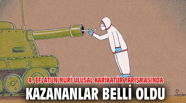 4. Eflatun Nuri Ulusal Karikatür Yarışmasında kazananlar belli oldu