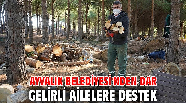 Ayvalık Belediyesi'nden dar gelirli ailelere destek