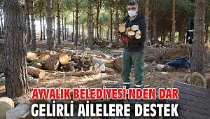 Ayvalık Belediyesi'nden dar gelirli ailelere destek