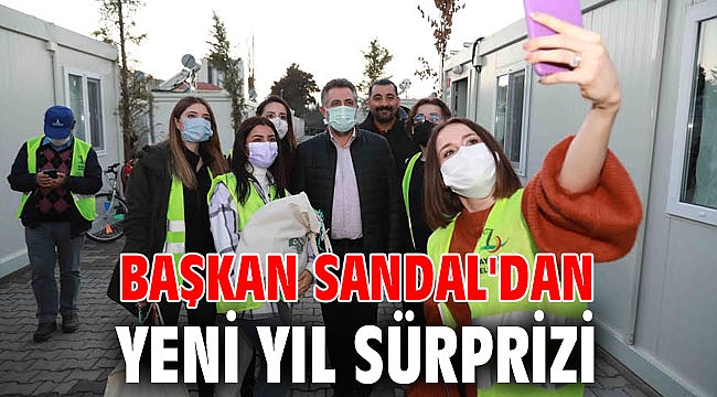 Başkan Sandal'dan yeni yıl sürprizi