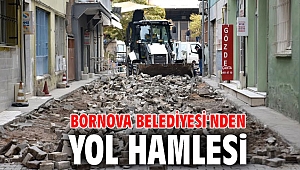 Bornova Belediyesi'nden yol hamlesi 