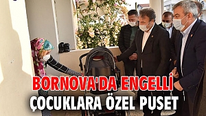 Bornova'da engelli çocuklara özel puset