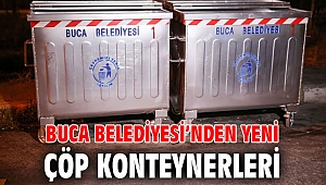 Buca Belediyesi’nden yeni çöp konteynerleri