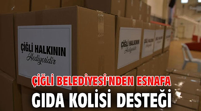 Çiğli Belediyesi'nden Esnafa Destek