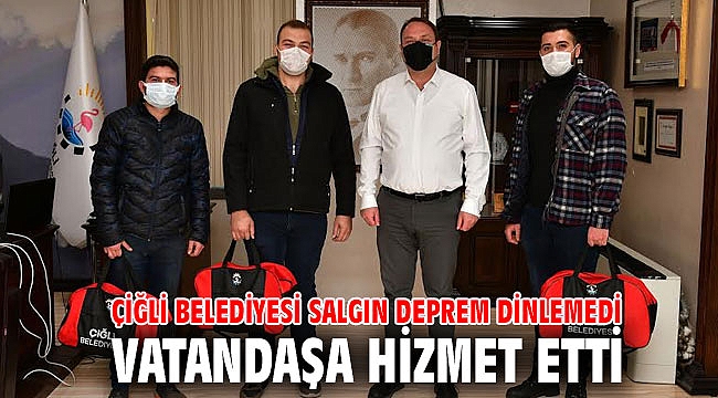 Çiğli Belediyesi vatandaşlara hizmet ediyor!