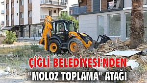 Çiğli'de 980 ton moloz toplandı