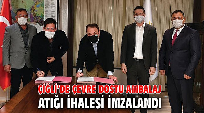 Çiğli’de Çevre Dostu Ambalaj Atığı İhalesi İmzalandı