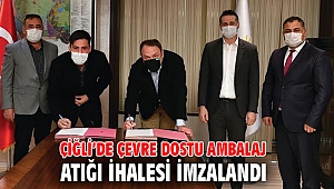 Çiğli’de Çevre Dostu Ambalaj Atığı İhalesi İmzalandı