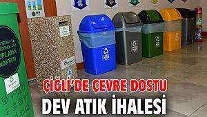 Çiğli’de Çevre Dostu Dev Atık İhalesi