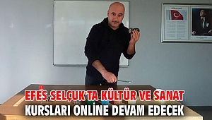 Efes Selçuk'ta kültür ve sanat kursları online devam edecek