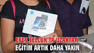 Efes Selçuk'ta uzaktan eğitim artık daha yakın